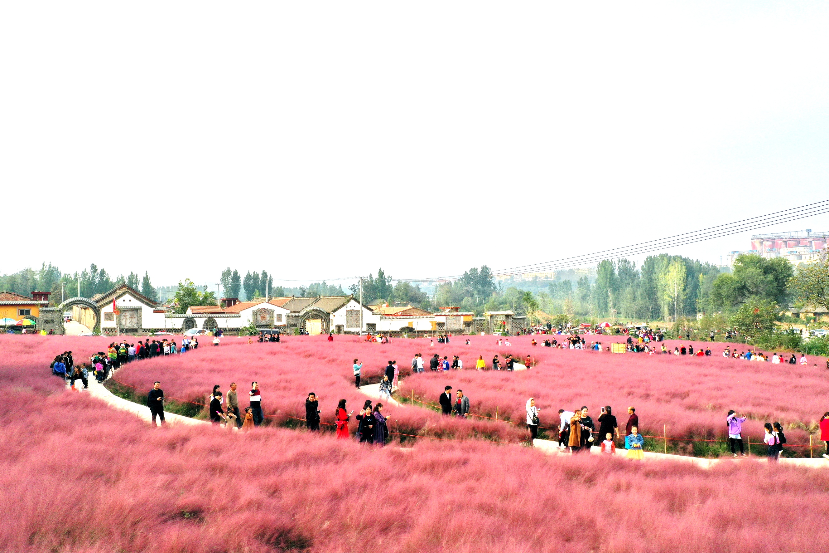 河南渑池:昔日小山村 今日"网红打卡地"