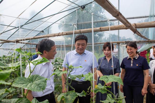 华北水利水电大学党委书记王清义到夏庄村调研定点帮扶工作