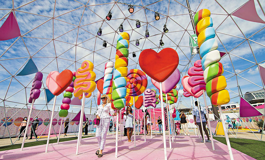 加拿大安大略省米西索加「糖果公园」色彩缤纷