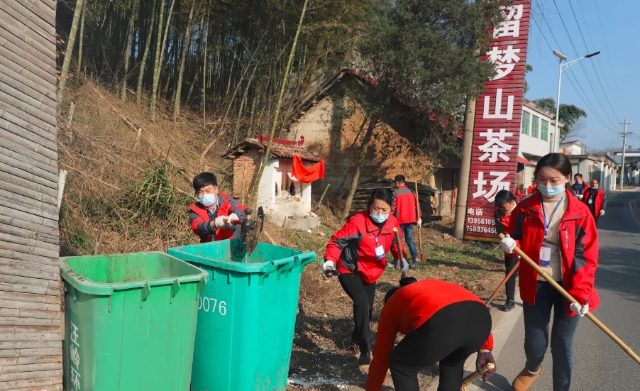 西九華山景區開展鄉村人居環境整治專項活動